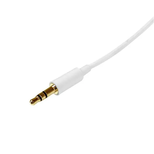 StarTech.com MU2MMMSWH câble audio 2 m 3,5mm Blanc