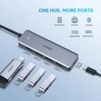 Ugreen 70336 interface hub USB 3.2 Gen 1 (3.1 Gen 1) Type-C 5000 Mbit/s