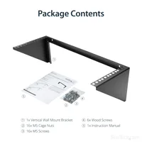 1U 19 WALL MOUNT RACK BRACKET .