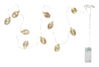 Star Trading Lichterkette Shimmer, 10 LEDs, 1.35 m, Beige - Betriebsart: Batteriebetrieb - Leuchten Kategorie: Lichterkette - Lampensockel: LED fest verbaut - Leuchtenfarbe: Beige - Aussenanwendung: Nein - Lichtfarbe: Warmweiss (WW)