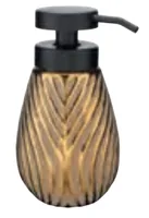 Wenko Seifenspender Idro 330 ml, Gold - Fassungsvermögen: 330 ml - USB-Schnittstelle: Nein - Detailfarbe: Gold - Wandmontage: Nein - Sensor-Technik: Nein