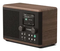 Pure DAB+ Radio Classic H4 Schwarz/Walnuss - Widerstandsfähigkeit: Keine Angabe - Radio Tuner: DAB+ - FM - Stromversorgung: Netzbetrieb - Detailfarbe: Schwarz - Walnuss - Streaming Formate: Keine - Ausstattung: Display - Schlummerfunktion - Sleep-Timer - 