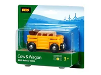 BRIO Eisenbahn Tierwagen mit Kuh - Kategorie: Fahrzeuge & Anhänger - Eisenbahnwagen & Lokomotiven - Altersempfehlung ab: 3 Jahren - Material: Kunststoff - Holz - Eigenschaften: Keine Eigenschaft - Zertifikate: FSC