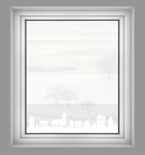 Gardinia Fenstefolie X-Mas Stadt 20 x 150 cm - Produkttyp: Weihnachtsdeko - Motiv: Weihnachten - Material: Kunststoff