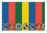Amscan Tischdecke Harry Potter 120 x 180 cm - Material: Papier - Eigenschaften: Keine Eigenschaft - Breite: 180 cm - Länge: 120 cm - Motiv: Harry Potter - Detailfarbe: Gelb - Rot - Grün - Mehrfarbig - Blau