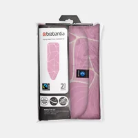 Brabantia Bügelbrettbezug C mit 8 mm Schaumstoff 124 x 45 cm, Pink - Bügelbrettbezug: Baumwolle (CO) - Zubehörtyp: Bügelbrettbezug - Detailfarbe: Pink - Breite max.: 45 cm - Material: Baumwolle - Länge max.: 124 cm