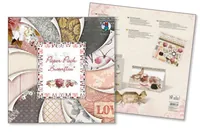 URSUS Designpapier 190 g/m² 24 Blatt - Papierformat: 30.5 x 30.5 cm - Selbstklebend: Nein - Papierfarbe: Mehrfarbig - Graphit - Rosa - Papiertyp: Motivpapier - Mediengewicht: 190 g/m² - Verpackungseinheit: 24 Stück