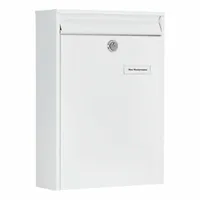 BURG-WÄCHTER LEIPZIG 777 W mailbox White Wall-mounted mailbox Steel