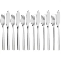 WMF 1291506046 Nuova Fischbesteck Set 12 teilig