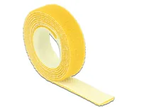 Delock Klettband auf Rolle L 1 m x B 13 mm gelb