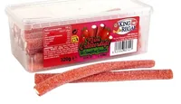 King Regal Gummibonbons Mini Erdbeerstifte bezuckert 320 g - Produkttyp: Gummibonbons - Nährwertangabe pro: 100 g - Energiegehalt (in kj): 377 KJ - Energiegehalt (in kcal): 1599 Kcal - Fett: 1.8 g - Davon gesättigte Fettsäuren: 1.6 g