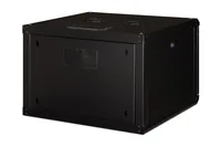WALL MOUNTING CABINET 600X600MM 7U UNIQUE 420X600X600 MM BLACK