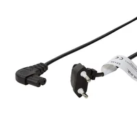 Logilink Netzkabel Euro Stecker90IEC Stecker900,75m bk