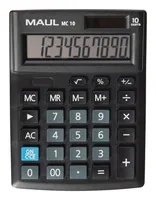 MAUL MC 10 Taschenrechner Tasche Display-Rechner Schwarz
