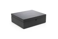 Bredemeijer Teebeutel-Box 6 Fächer, Schwarz - Detailfarbe: Schwarz - Anzahl Fächer: 6 × - Teeform: Teebeutel - Material: Holz