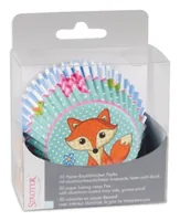 Städter Muffin Backform Maxi Fuchs 50 Stück - Materialtyp: Papier - Material: Papier - Nachhaltigkeit: Nicht angegeben - Backform Typ: Muffin-Backform - Motiv: Fuchs - Detailfarbe: Mehrfarbig