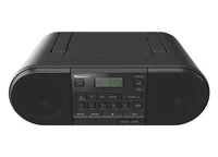 Panasonic Radio/CD-Player RX-D552 Schwarz - Widerstandsfähigkeit: Keine Angabe - Radio Tuner: DAB+ - FM - Stromversorgung: Netzbetrieb - Detailfarbe: Schwarz - Streaming Formate: Keine - Ausstattung: CD-Player - Equalizer - Fernbedienung - MP3 Player - Se