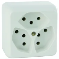 Steffen 13M6218 socket-outlet Type J White