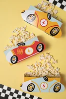 Partydeco Fingerfood-Schale - Produkttyp: Fingerfood-Schale - Materialtyp: Papier - Material: Pappe - Detailfarbe: Schwarz - Weiss - Gelb - Rot - Verpackungseinheit: 3 Stück