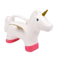 Esschert Design Giesskanne Einhorn 1.7 l, Gold; Rosa; Weiss - Volumen: 1.7 l - Detailfarbe: Weiss - Rosa - Gold - Produkttyp: Giesskanne