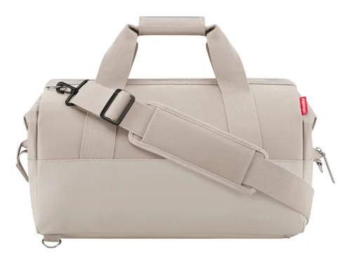 Reisenthel Duffle Bag allrounder M duffel Mix Stone - Breite: 45 cm - Höhe: 33 cm - Tiefe: 30 cm - Volumen: 23 l - Farbe: Hellbraun - Material: Recycled Polyester