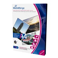 MediaRange Fotopapier A4 250 g/m² 50 Stück - Drucker Kompatibilität: Inkjet - Detailfarbe: Weiss - Medienformat: A4 - Mediengewicht: 250 g/m² - Eigenschaften: Keine Eigenschaft - Zertifikate: Keine Zertifizierung