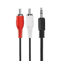 HDSUPPLY LP-AC030-005-V2 audio cable 0.5 m 2 x RCA 3.5mm Black, White, Red