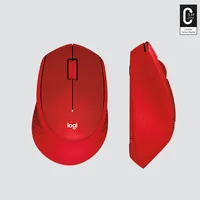 Logitech Wireless Mouse M330 silent plus red retail