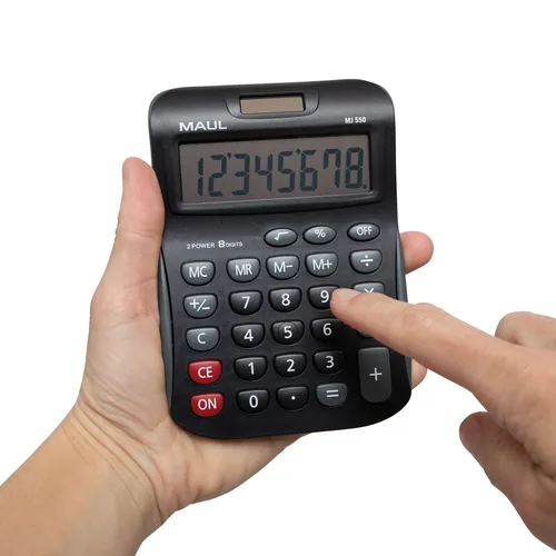 MAUL MJ 550 calcolatrice Tasca Calcolatrice con display Nero