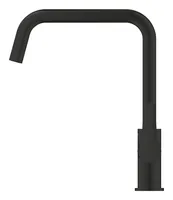 GROHE Küchenarmatur Start Schwarz, 3/8, U-Auslauf - Montage: Einlochmontage - Produktfamilie: Start - Ausziehbare Brause: Nein - Ausführung: Einhebelmischer - Anschlussmass: 3/8 - Anschlussart: Niederdruckarmatur (3 Anschlüsse)
