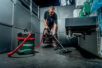 Metabo Akku-Nass-/Trockensauger AS 36-18 L 30 PC-CC Solo - Motorleistung: 0 W - Staubbehältervolumen: 30 l - Gewicht: 9.8 kg - Schlauchlänge: 3.2 m - Gerätesteckdose: Ja - Blasfunktion: Ja