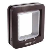 SureFlap Freilauftür XXL mit Mikrochiperkennung, braun - Produkttyp: Freilauftüren - Tierart: Katze - Detailfarbe: Braun - Material: Kunststoff