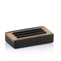 Kela 23686 soap dish Black