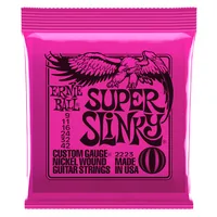 Ernie Ball Gitarrensaiten 3223 Slinky Nickel 3er Pack – Super 9 - 42 - Packungsgrösse: Multipack - Zu Instrument: E-Gitarre - Saitenanzahl: 6-Saiter