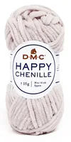 DMC Wolle Happy Chenille Hellgrau, 38 m - Packungsgrösse: 1 Stück - Waschbar bei: 40 °C - Länge: 38 m - Detailfarbe: Hellgrau - Material: Polyester - Nadelstärke: 3 mm