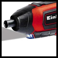 Einhell Akku-Schrauber TE-SD 3.6/1 Li - Produktkategorie: Schrauber - Werkzeugaufnahme: 1/4'' Sechskant Bit Halter - Ausstattung: Mit Akku & Ladegerät - Set: Ja - Kapazität Wattstunden: 5.4 Wh - Akkusystem: Keine