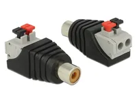DeLOCK 65565 cable gender changer RCA Black, Grey, Red