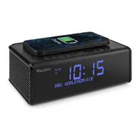 Audizio Radiowecker Cuneo Schwarz - Radio Tuner: FM - DAB+ - Stromversorgung: Netzbetrieb - Detailfarbe: Schwarz - Ausstattung: Lautstärkeregler - QI-Ladestation - Sleep-Timer - Display - Weckfunktion - Schlummerfunktion - Senderspeicher - Typ: Radiowecke