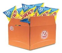 Zweifel Snacketti Dancer Cream 20 x 27 g - Produkttyp: Crème & Gewürz Chips - Nährwertangabe pro: 100 g - Energiegehalt (in kj): 1950 KJ - Energiegehalt (in kcal): 465 Kcal - Fett: 20 g - Gesättigte Fettsäuren: 1.4 g