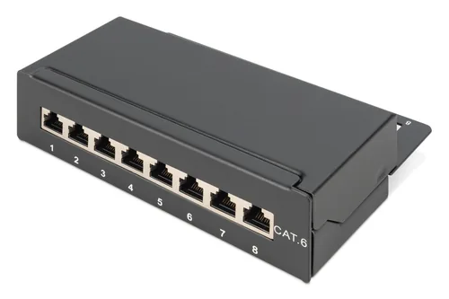DIGITUS DESKTOP CAT 6 PATCH PANEL SHIELDED