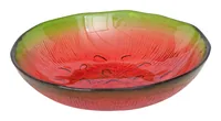 Boltze Schale Wassermelone 16 x 3.5 cm - Unterteilungsmöglichkeit: Nein - Material: Glas - Detailfarbe: Rot - Grün - Set: Nein - Durchmesser: 16 cm - Verpackungseinheit: 1 Stück