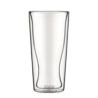 Bodum Trinkglas Transparent, 0.35 l, 2 Stück - Glas Typ: Trinkglas - Material: Borosilikatglas - Detailfarbe: Transparent - Höhe: 16.2 cm - Volumen: 3.5 ml