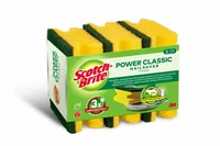 Scotch-Brite Classic sponge Rectangular Foam Green, Yellow 3 pc(s)
