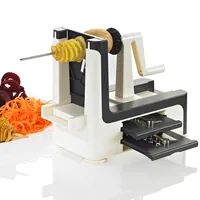 Lurch 10301 slicer Manual Anthracite, Cream Plastic, Stainless steel
