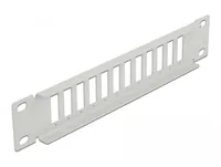 DeLOCK 10″ Fiber Optic Patch Panel 12 Port for SC Duplex / LC Quad 1U grey
