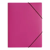 Pagna Gummibandmappe A4 PP Pink - Typ: Gummibandmappe - Ausstattung: Gummiband - Detailfarbe: Pink - Material: Polypropylen (PP)