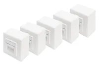 Digitus CAT 6, Class E, modular wall outlet, shielded