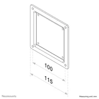 NEOMOUNTS VESA-Platte FPMA-VESA100 - Detailfarbe: Schwarz
