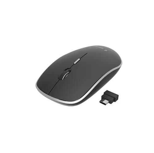 Gembird MUSW-4BSC-01 mouse Ambidextrous RF Wireless + USB Type-C Optical 1600 DPI