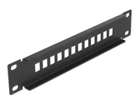 DeLOCK 10″ Fiber Optic Patch Panel 12 Port for SC Simplex / LC Duplex 1U black